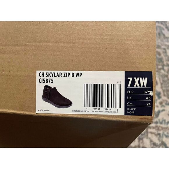 Cobb Hill Womens 7 Extra Wide Skylar Zip Boot Waterproof Ankle Boot - Picture 10 of 10